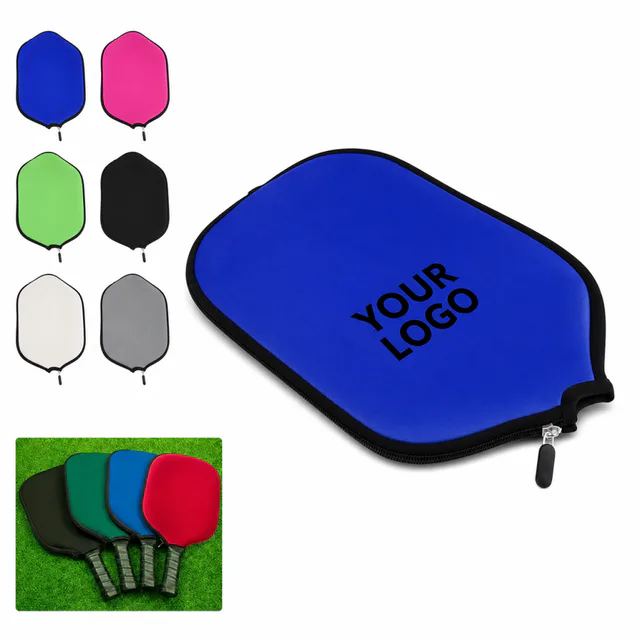 Custom Rubber Pickleball Paddle Sleeve Bag