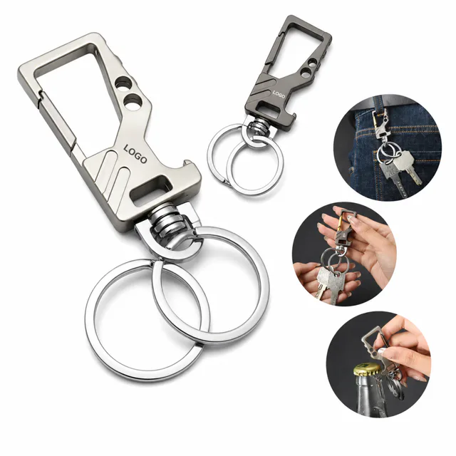 Zinc Alloy Car Keychain Bottle Opener