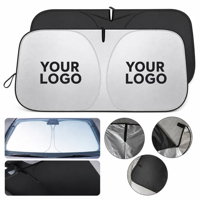 Collapsible Fabric Car Sunshade