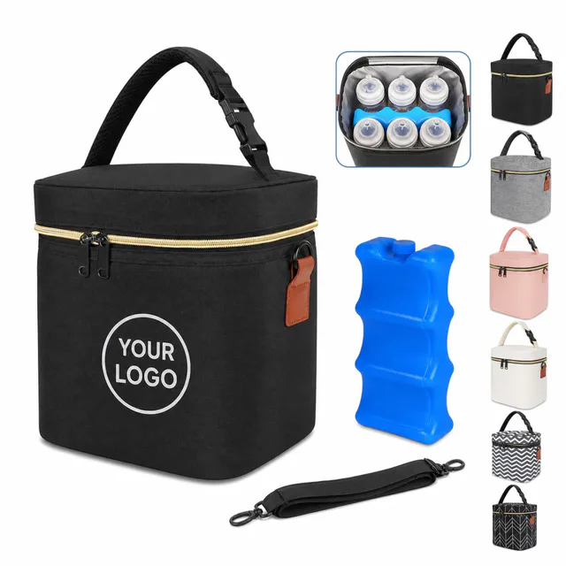 Insulated Baby Bottle Tote Bag