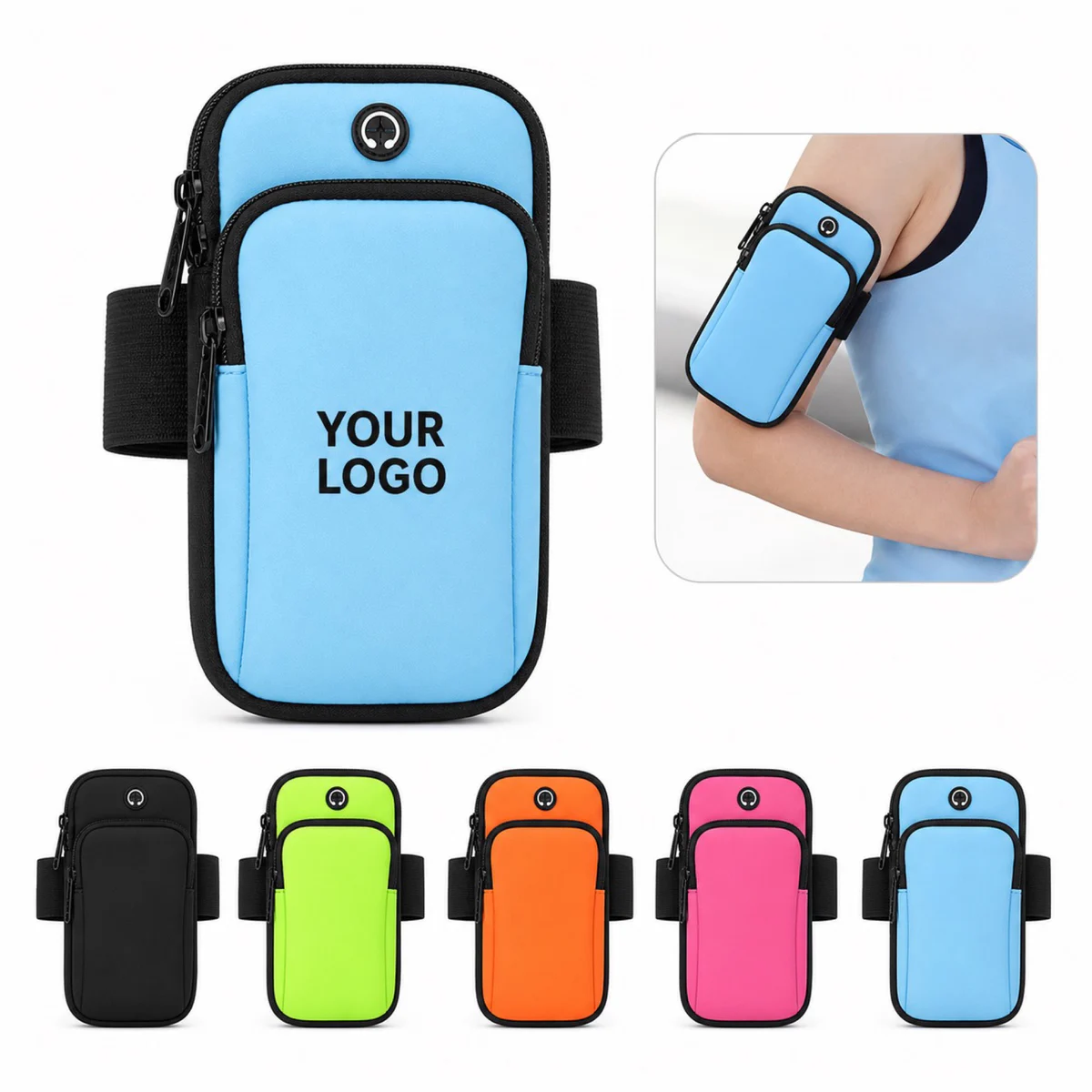 Waterproof Neoprene Arm Band Cell Phone Case