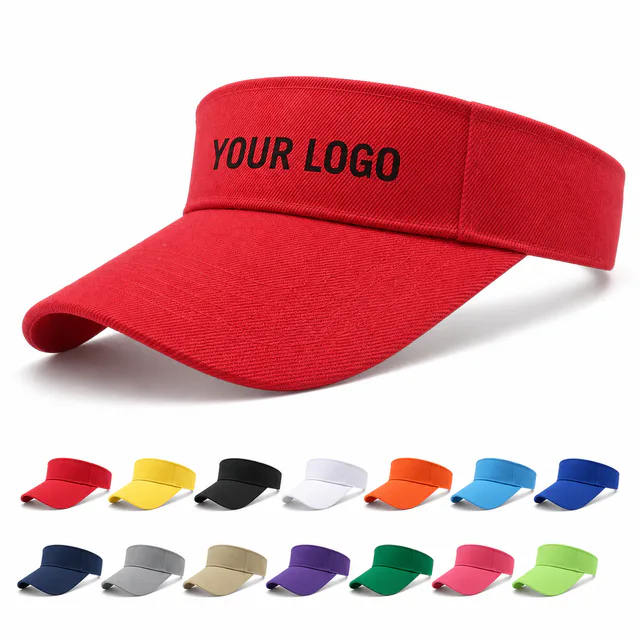Custom Cotton Sun Visor for Outdoor Events