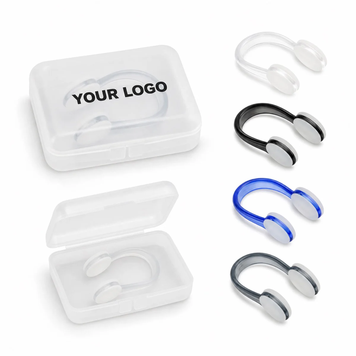 Custom Unisex Silicone Nose Clip For Swimming