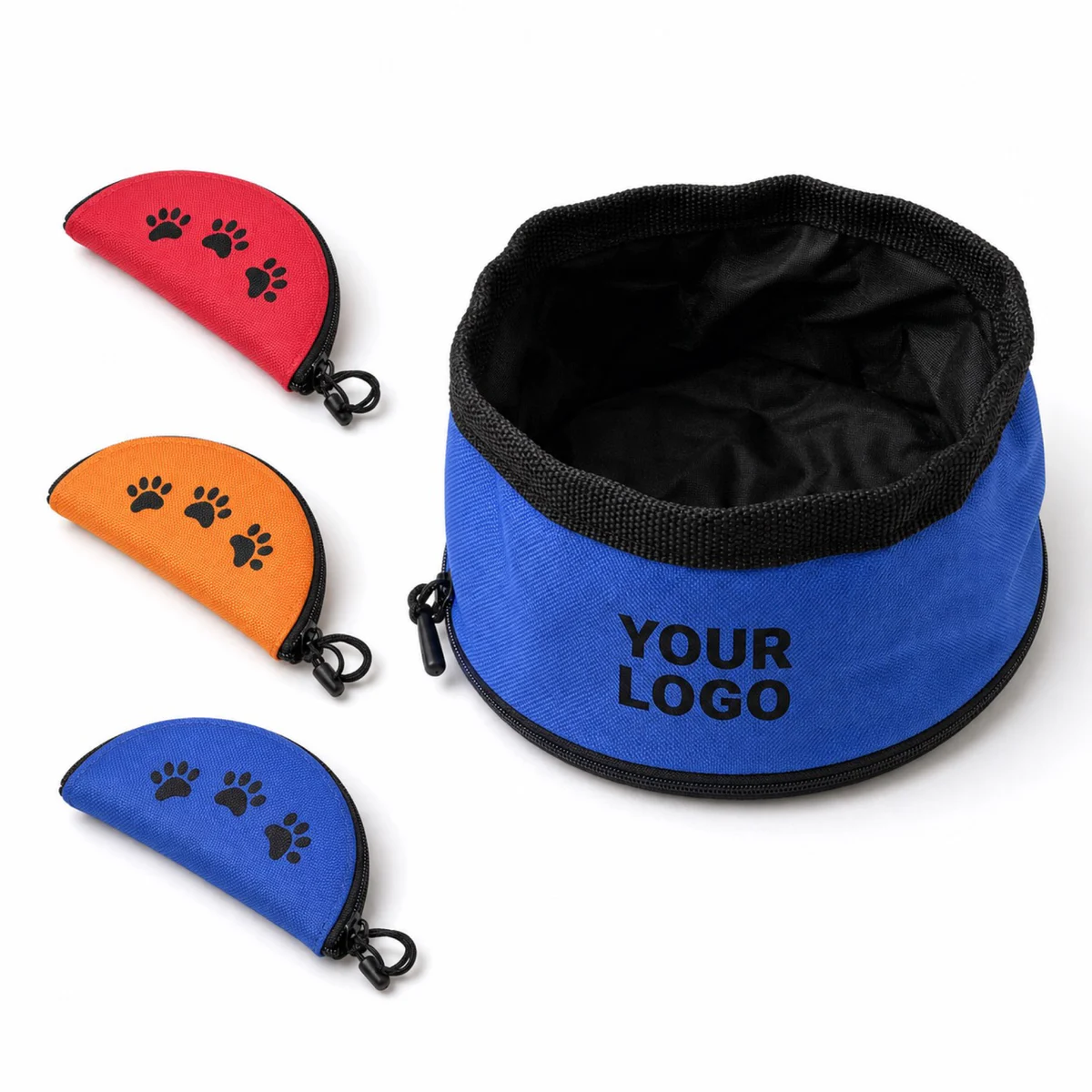 Oxford Collapsible Pet Bowl For Outdoor Travel