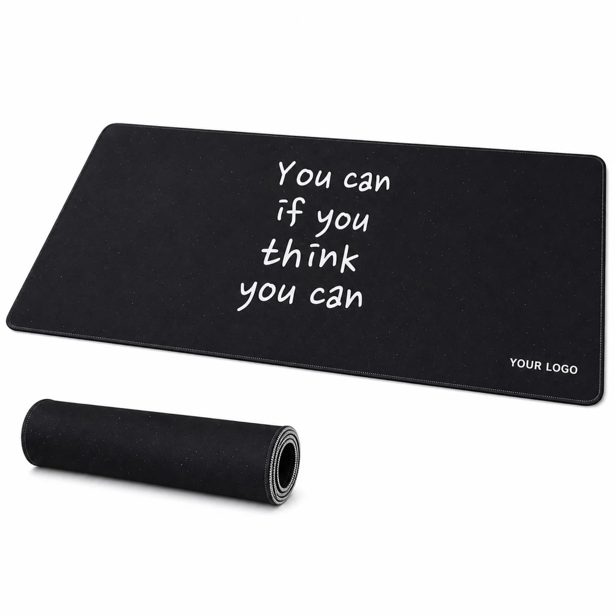 Large Gaming Mouse Pad with Stitched Edge