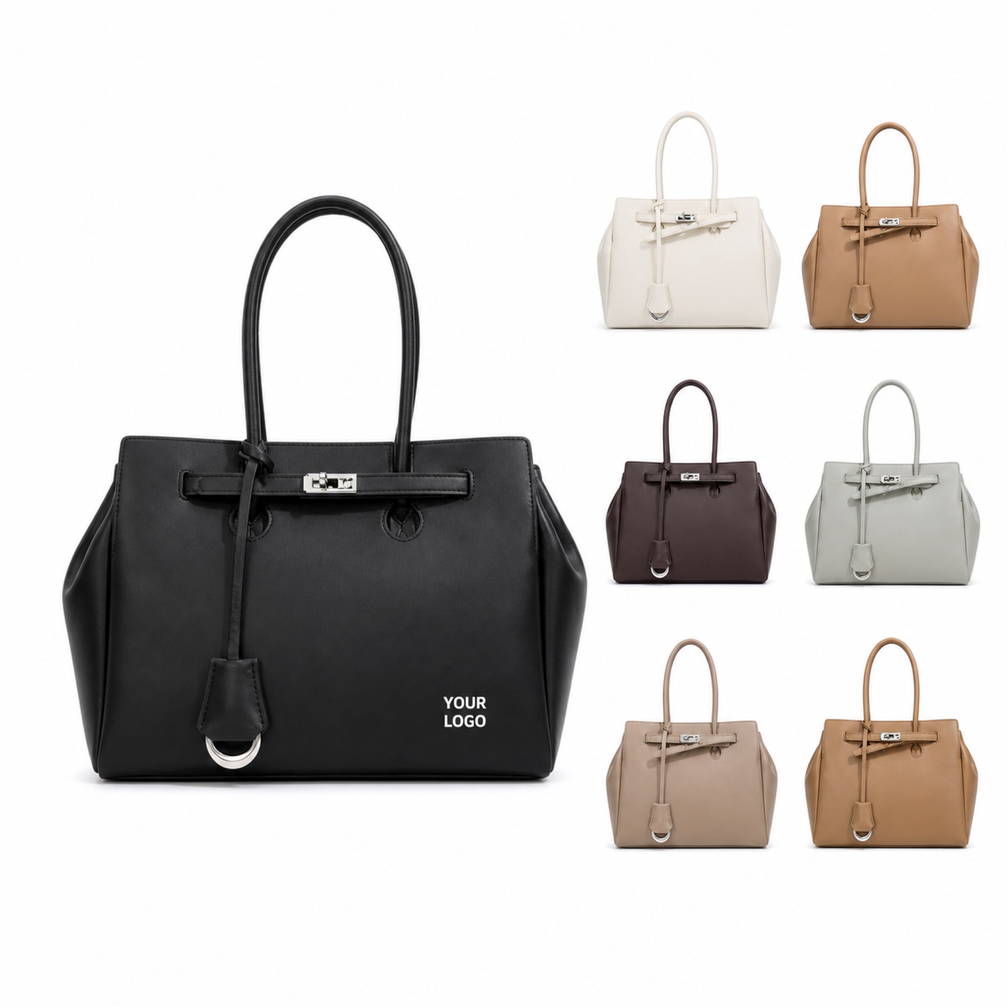 Soft Cowhide Leather Tote Bag