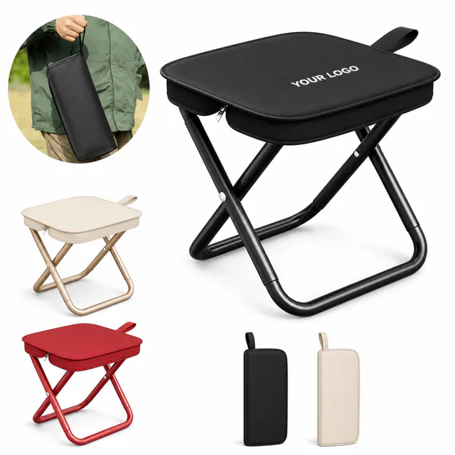 Portable Folding Stool Oxford Cloth Iron Frame