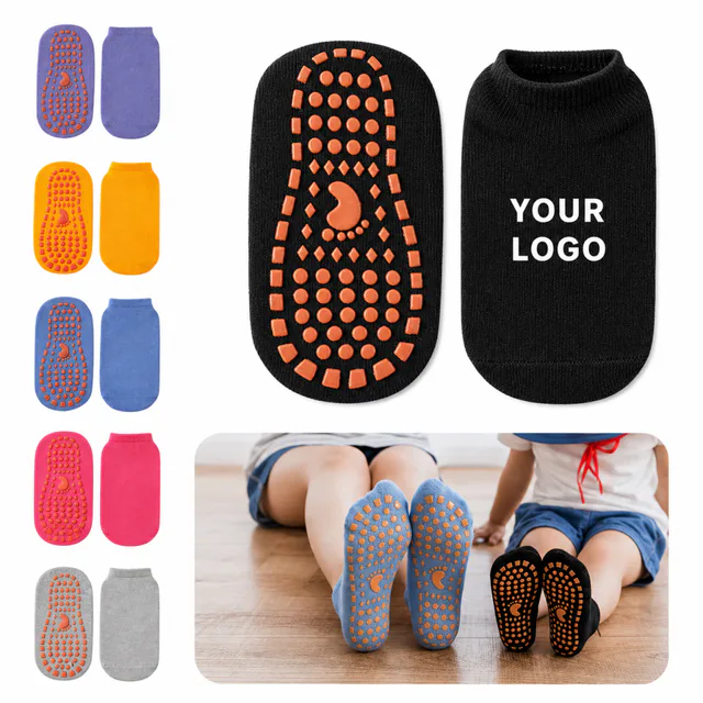 Children Anti-Slip Trampoline Socks