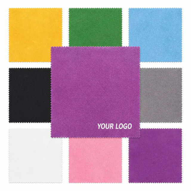 Custom Microfiber Suede Cloth For Eyeglass Cleaning