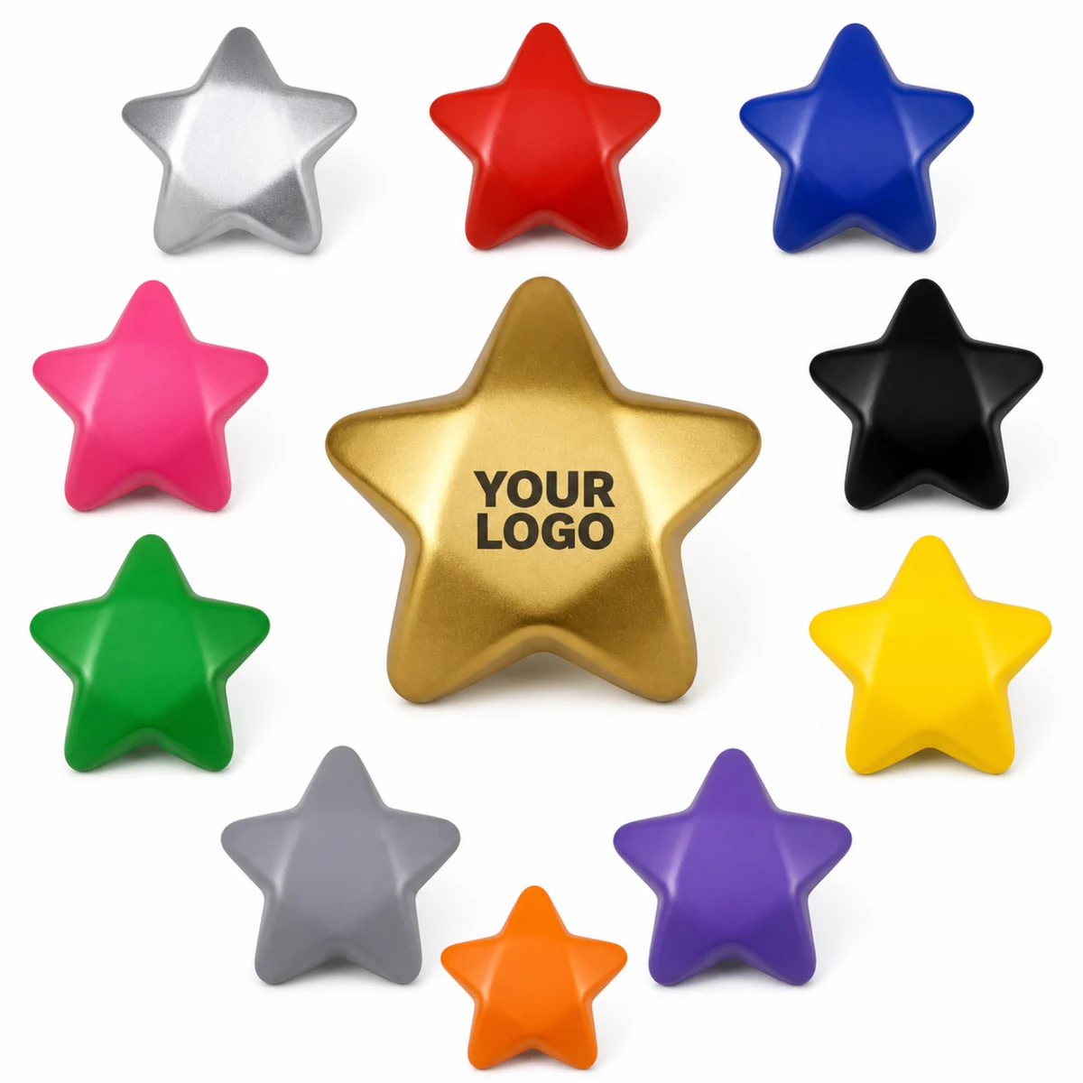 Star Shape PU Foam Stress Reliever Toy