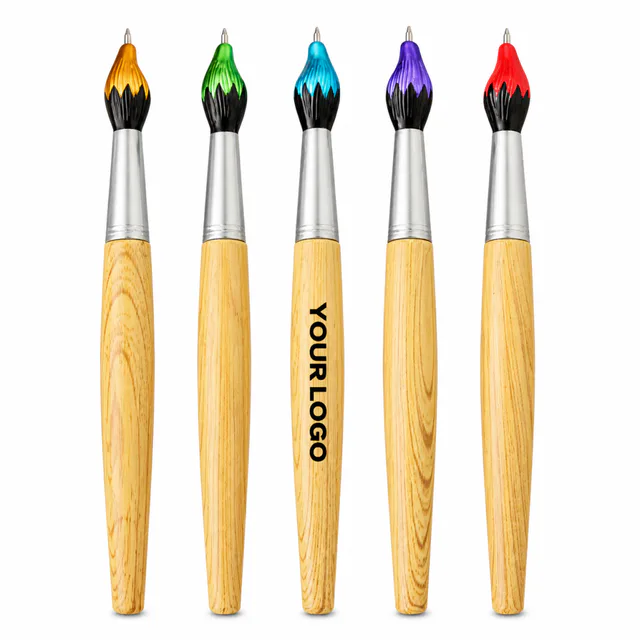 Paintbrush Shaped Ballpoint Pen For Art Teachers And Schools