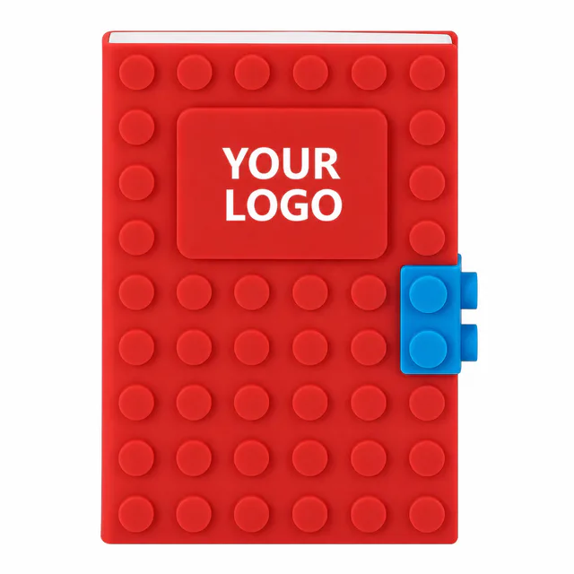 A6 Building Block Silicone Notebook With Lined Paper