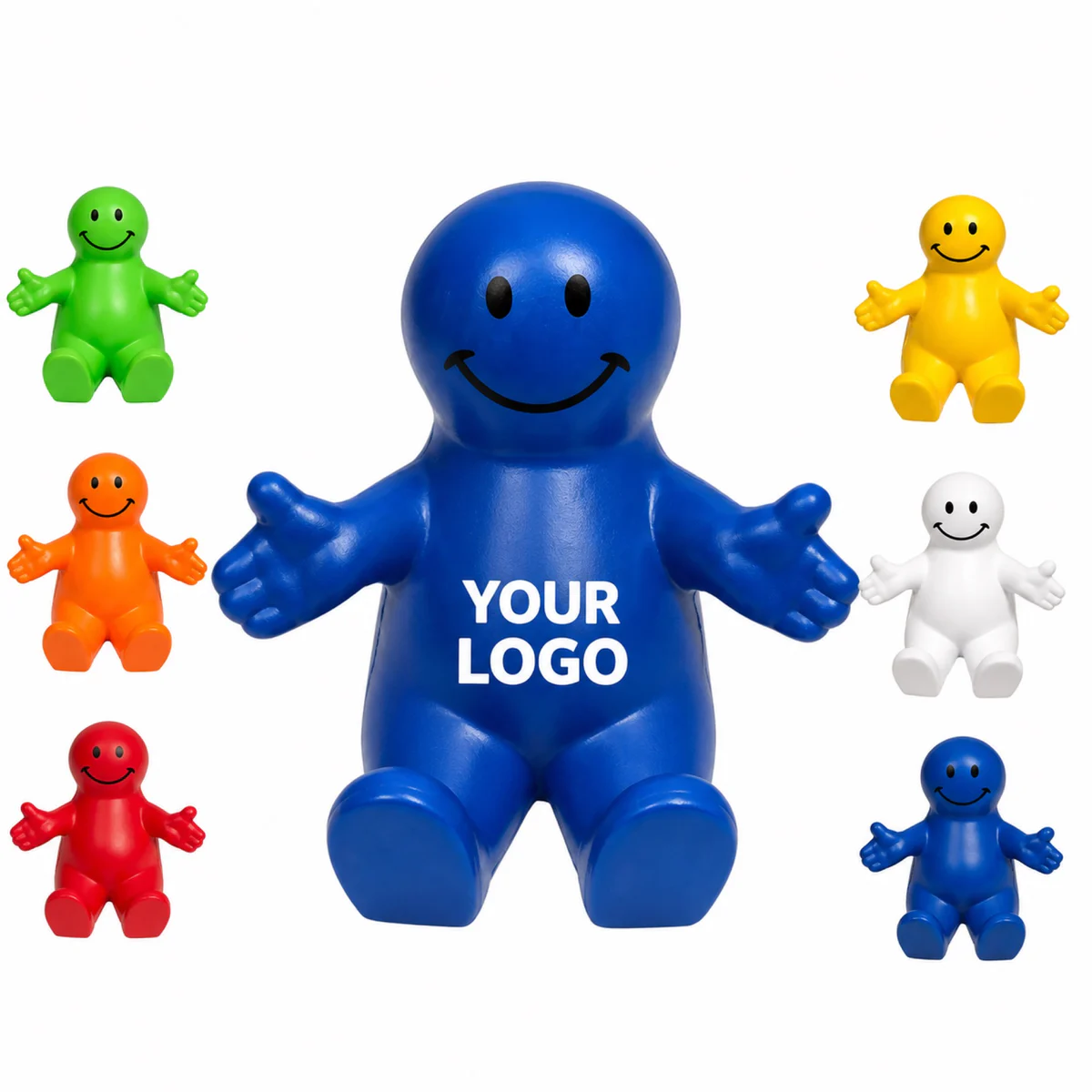 Smiley Guy Polyurethane Mobile Device Holder