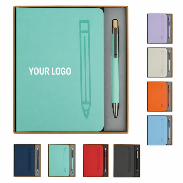 Magnetic Slot Notebook and Pen Gift Set