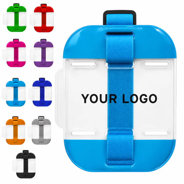 High Visibility PVC ID Badge Armband Holder