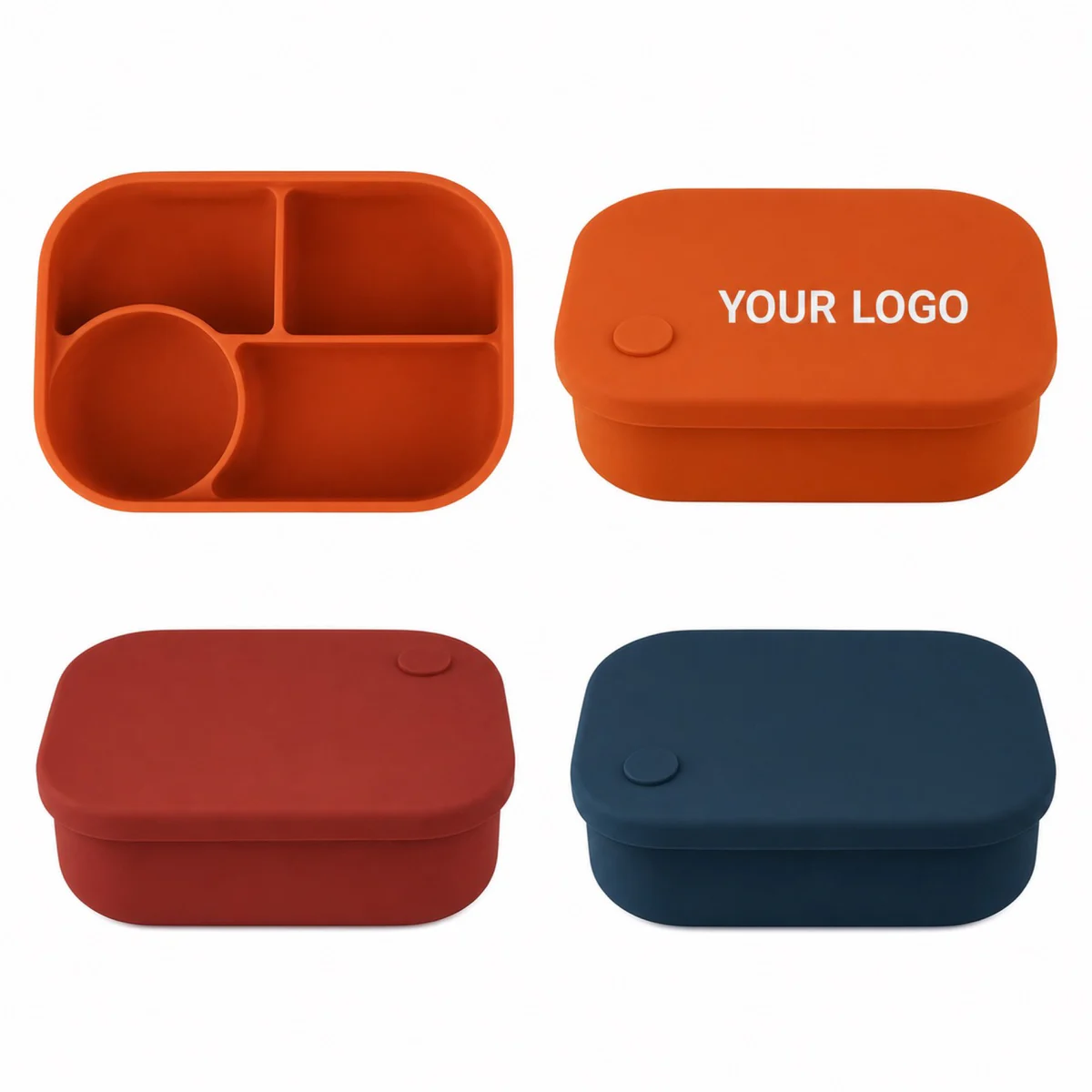 Food Grade Silicone Microwave Heating Lunch Box