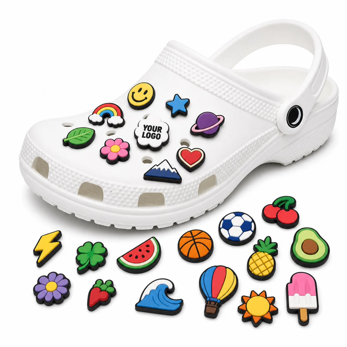Custom Vinyl PVC Shoe Charms For Crocs