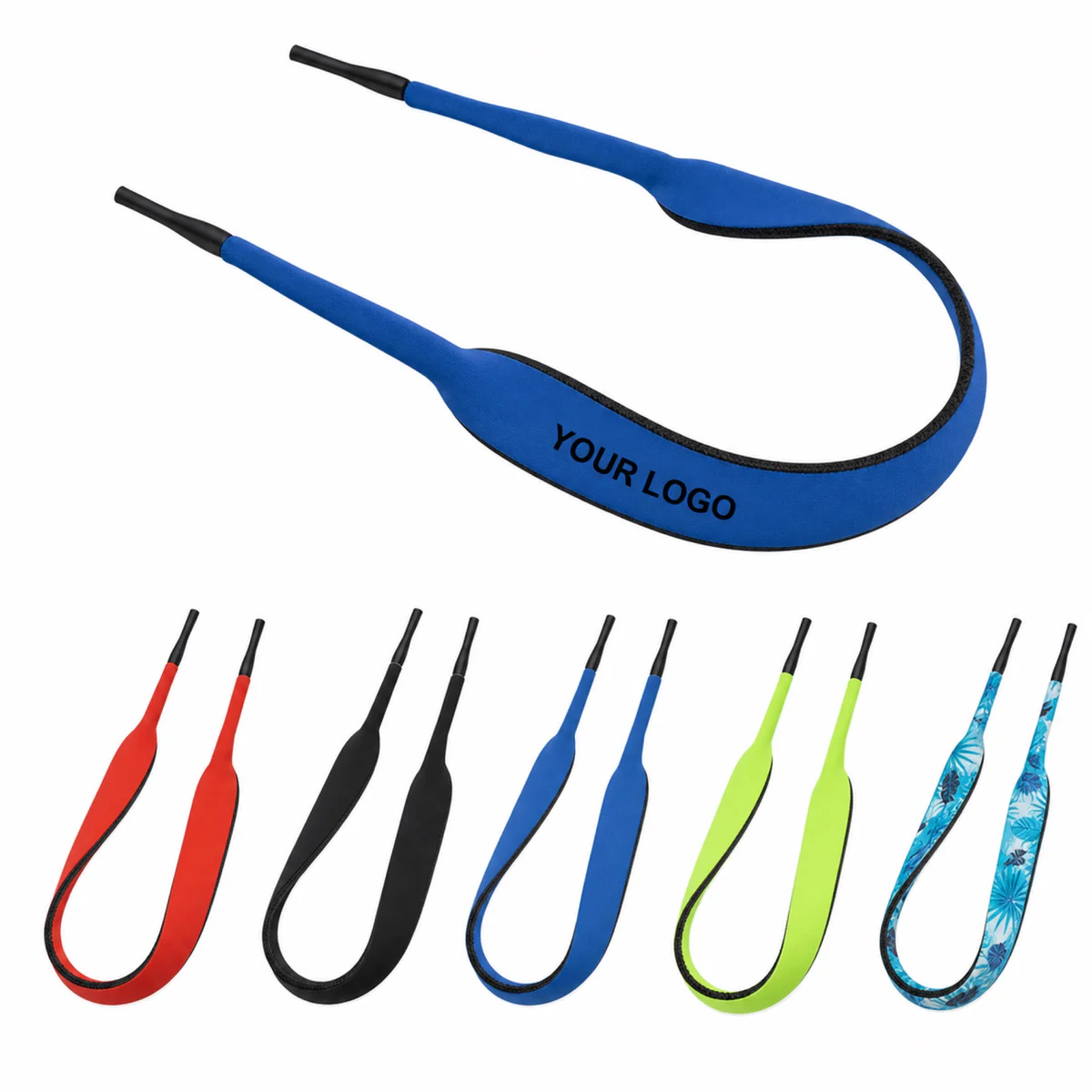 Custom Neoprene Eyewear Retainer Strap With Logo