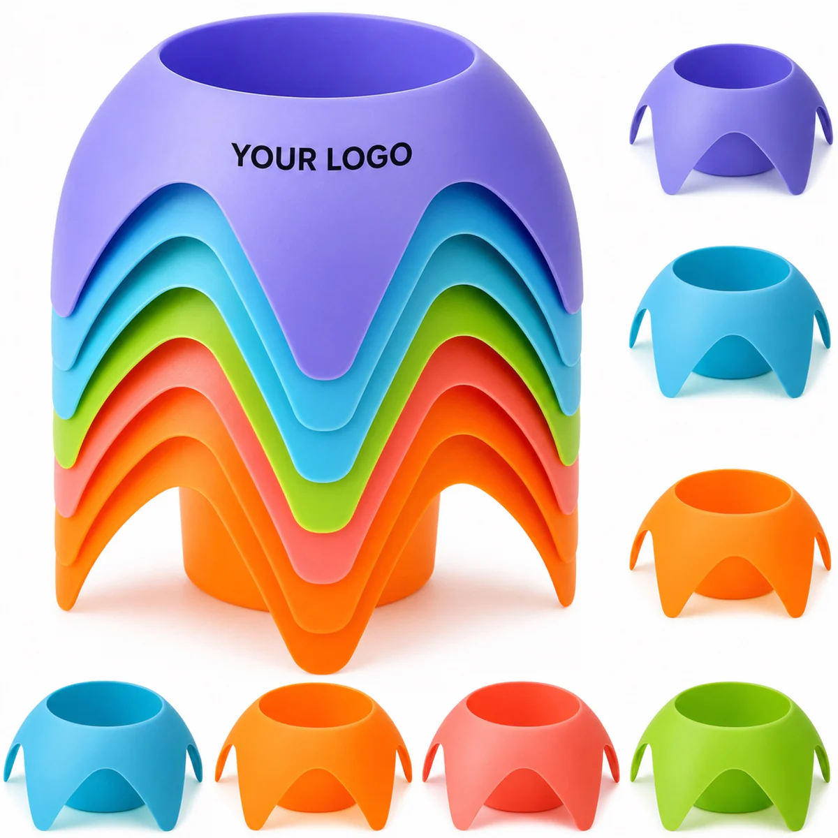Beach Sand Cup Holder Set
