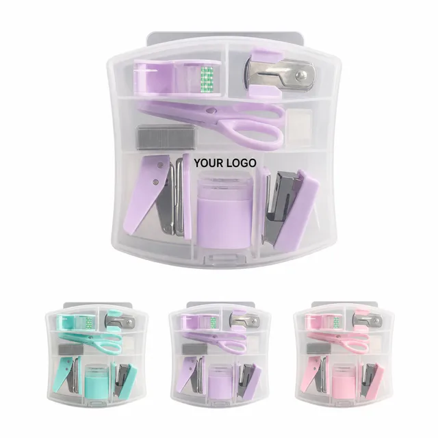 8 In 1 Portable Office Stationery Set