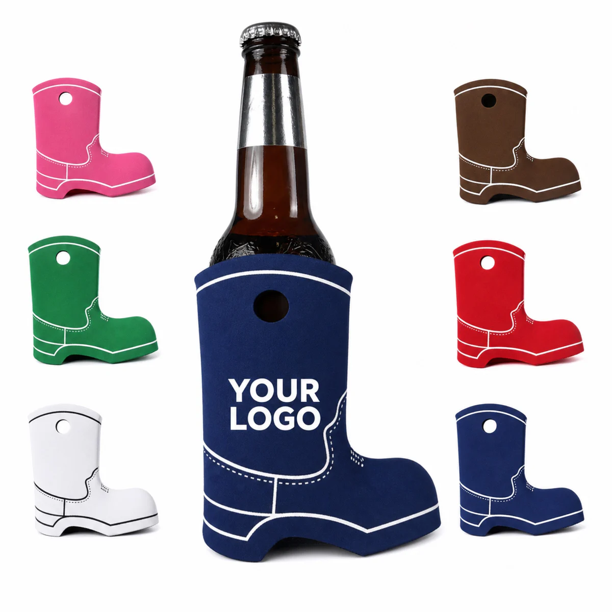 12 Oz Boot Scuba Sleeve Bottle Cooler