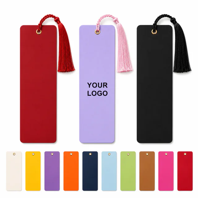 Colorful Card Tassel Bookmark