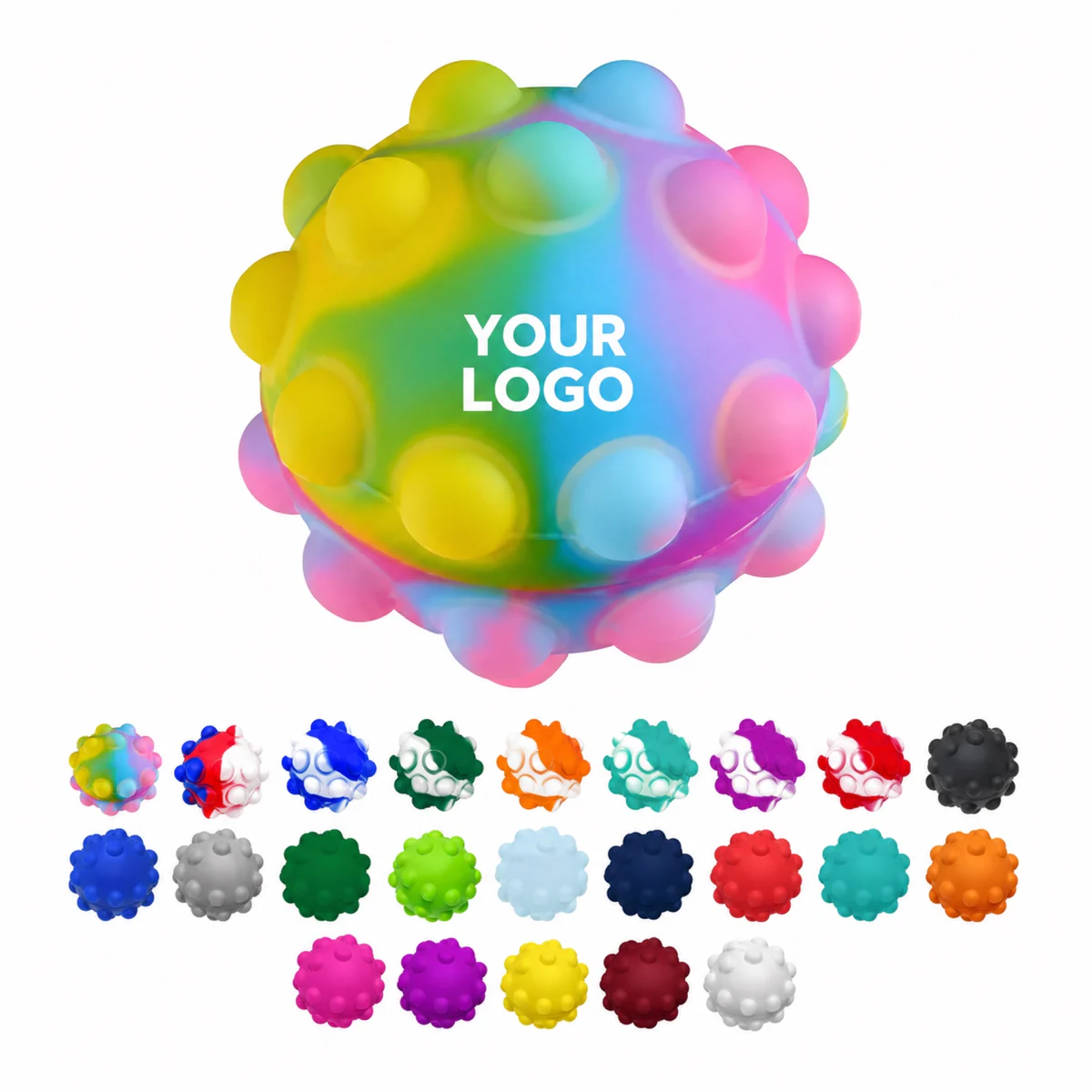 Custom Silicone Push Pop Fidget Ball