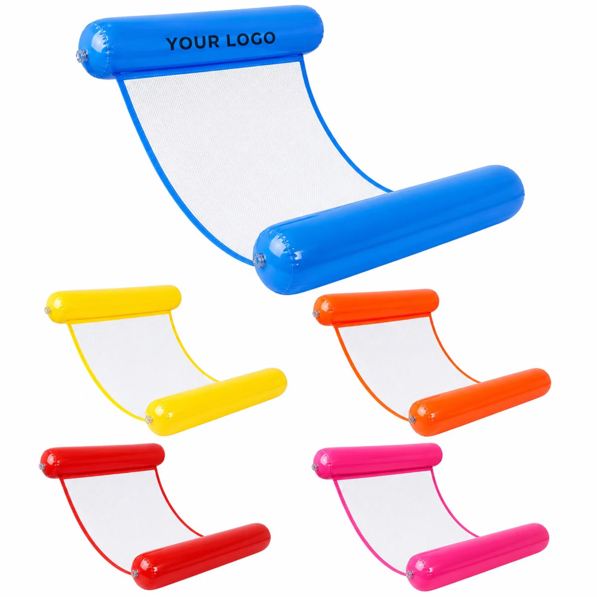 Inflatable Water Hammock Pool Float PVC Mesh
