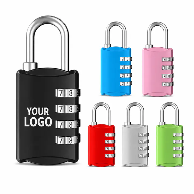 4 Digit Combination Padlock For Luggage
