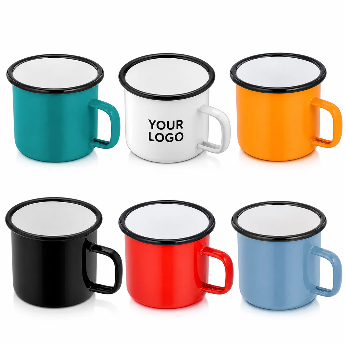 12 Oz Enamel Campfire Mug For Coffee And Tea