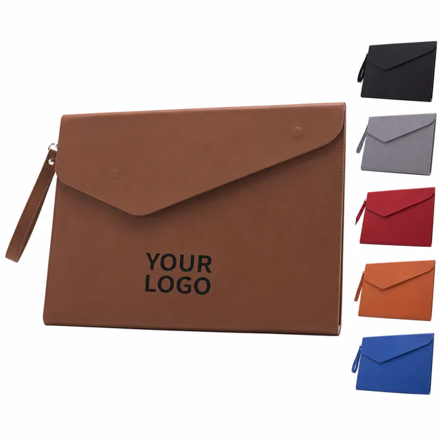 Custom PU Leather A4 File Folder