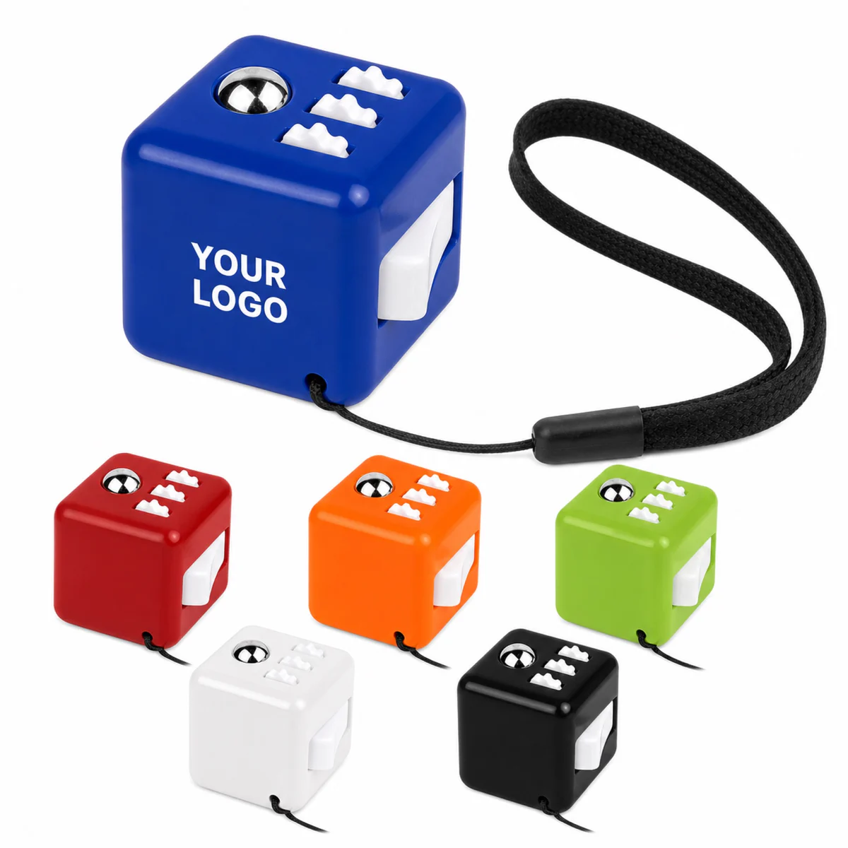 Custom ABS Plastic Fidget Cube Stress Relief Toy