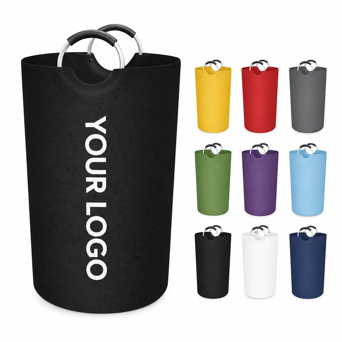 75L Large Laundry Hamper With Aluminum Handle