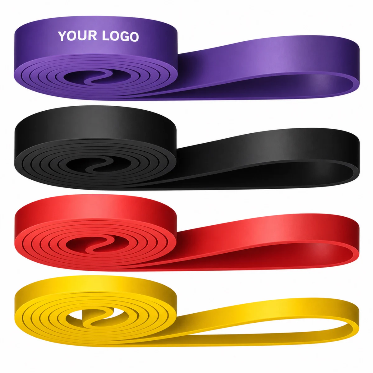 Custom Resistance Band Set For Fitness Promotion
