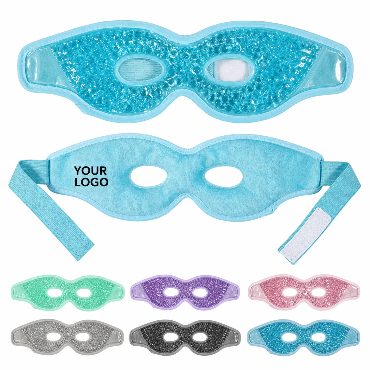 Cooling Gel Eye Mask With Holes For Hot And Cold Therapy