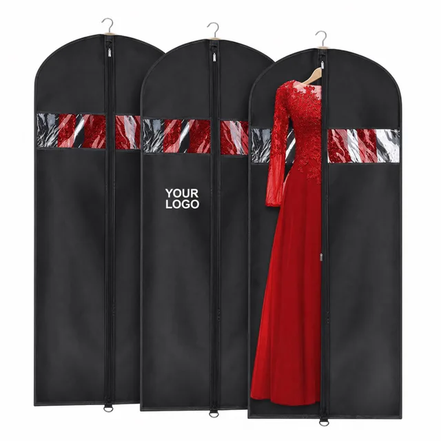 Breathable Polyester Oxford Suit Bag for Closet Storage