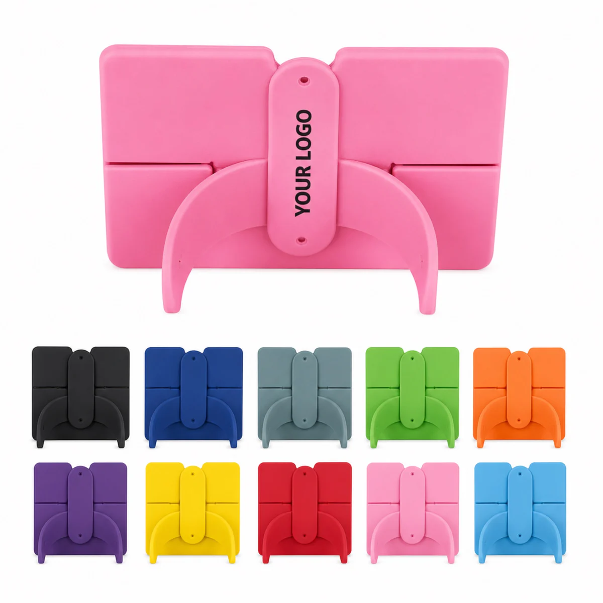 Custom Silicone MagSafe Phone Wallet With Stand