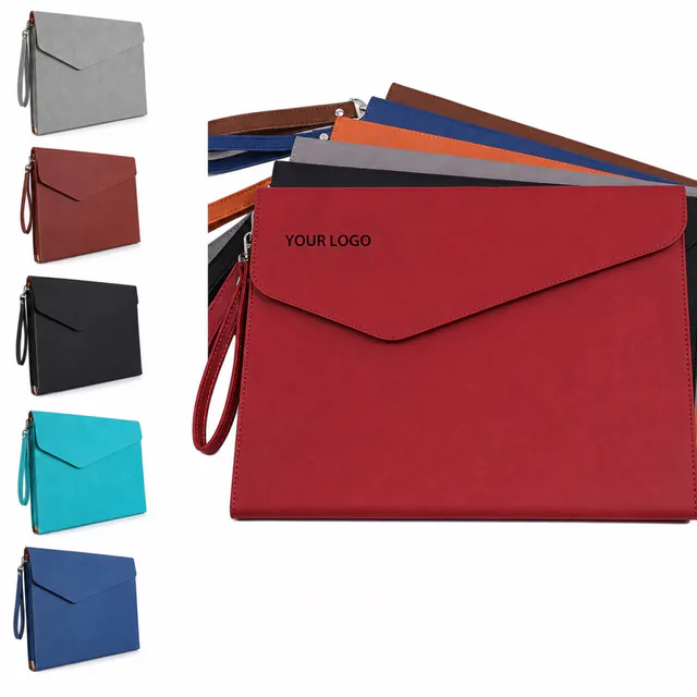 A4 PU Leather Expanding Document Portfolio Folder