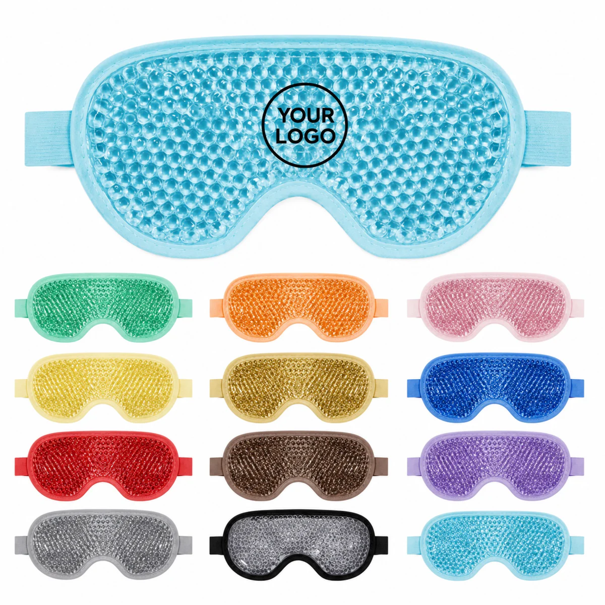 Gel Bead Cooling Eye Mask For Cold Compress