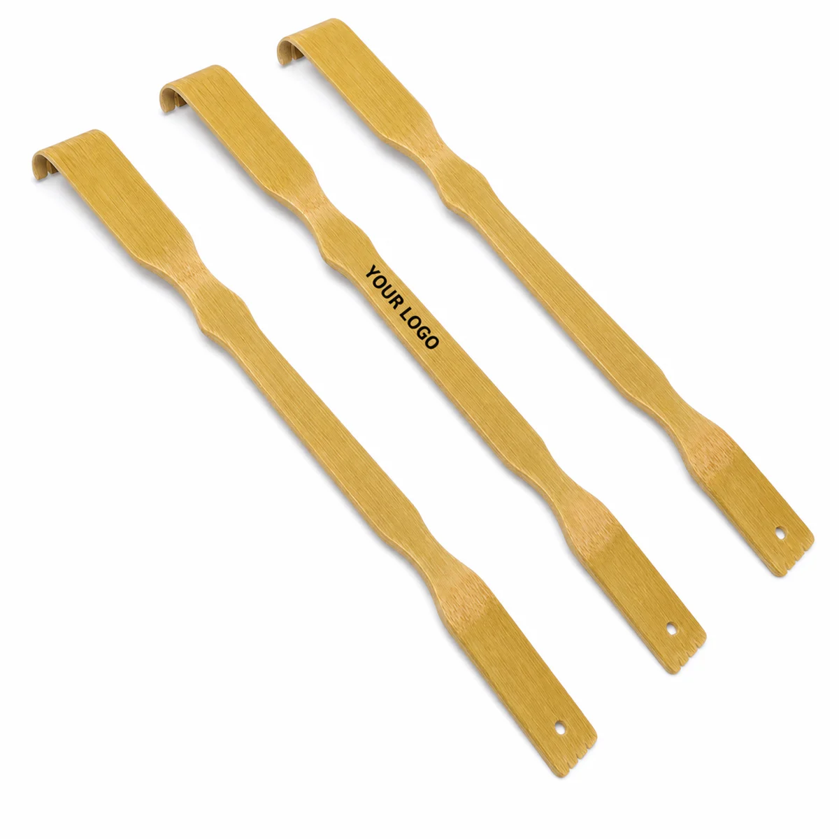 19 Inch Natural Wood Back Scratcher