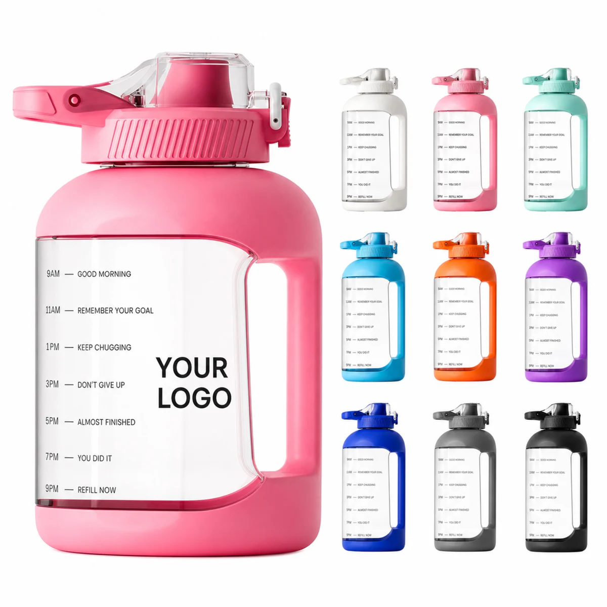0.4 Gallon Tritan Motivational Water Bottle
