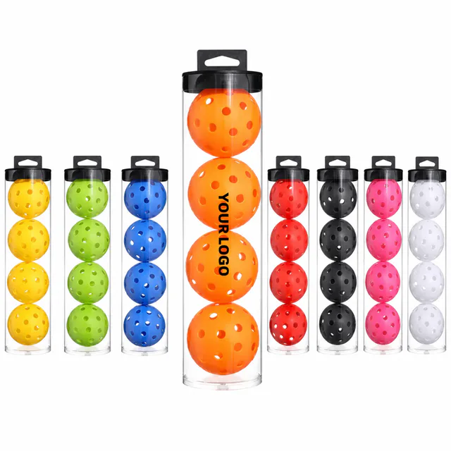 40-Hole Pickleball Balls Set Official Size