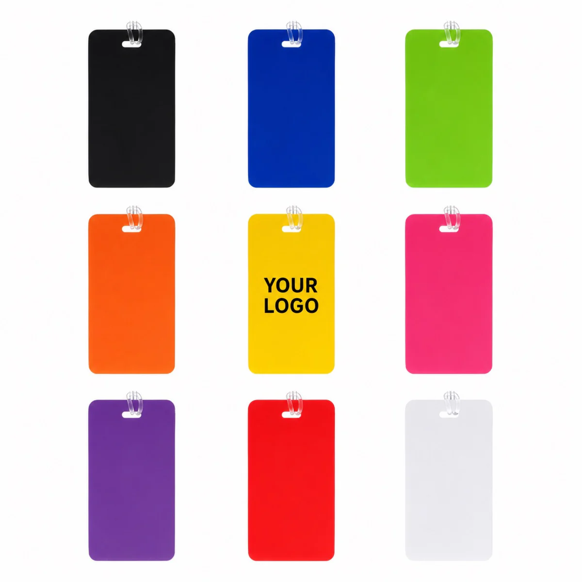 Custom ABS Plastic Luggage Tag With Clear Window