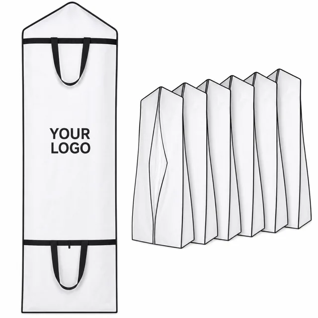 Large Non Woven Hanging Garment Cover Zipper
