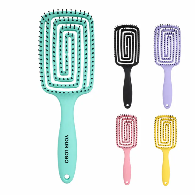 Hollow Soft Massage Detangling Hair Brush