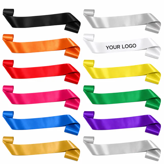 Custom Satin Sash For Graduation Ceremony And Party Events