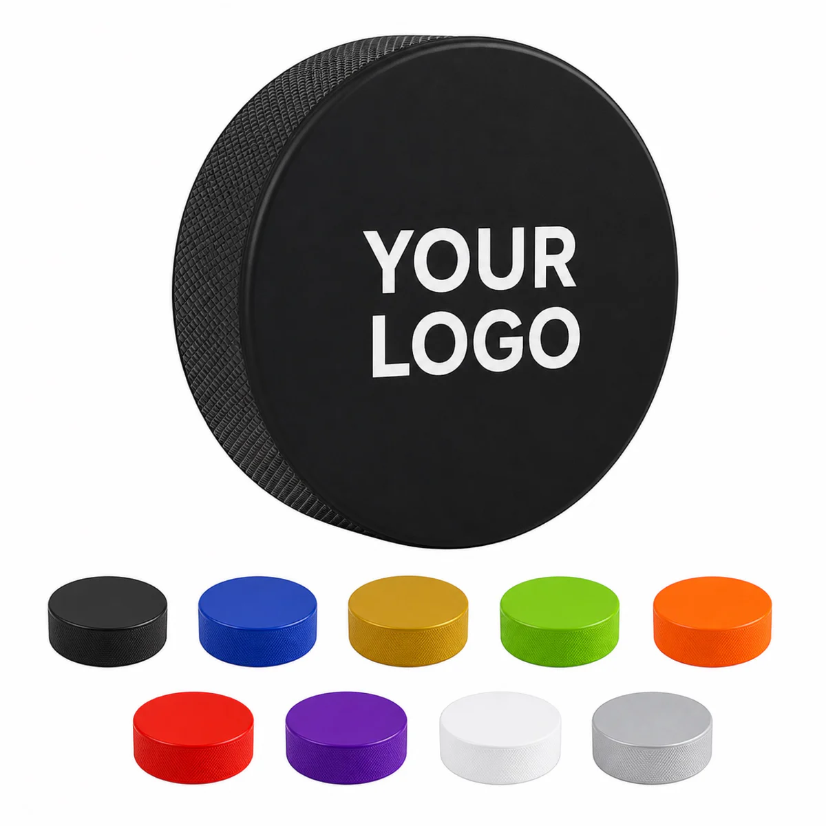 Custom Rubber Hockey Puck 3 Inch Diameter