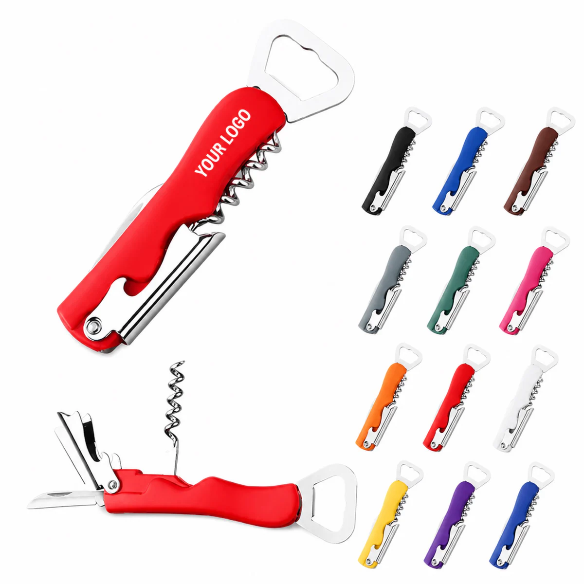 Plastic Waiter Corkscrew Bottle Opener