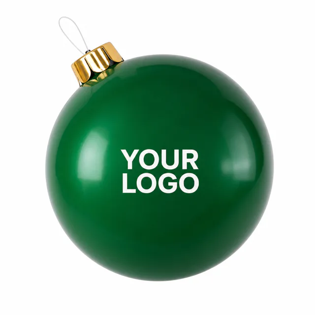Inflatable Christmas Ornament Balls PVC Holiday Decor