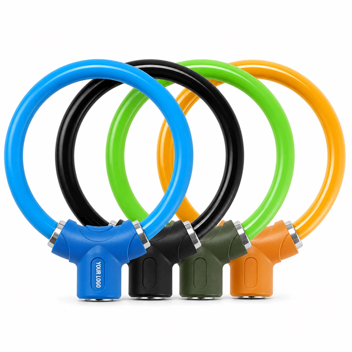 Steel Cable Bicycle Ring Key Lock Anti-Theft